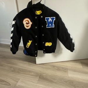 Off-white kids varsity jacket